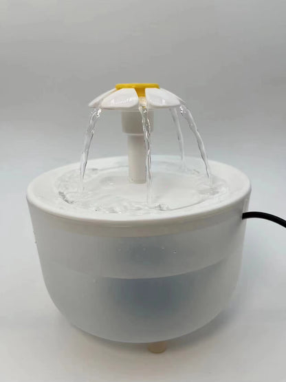 Automatic Pet Water Fountain with USB Power, Silent Operation, 1200ml Capacity, Recirculating Filtered Water Dispenser for Cats