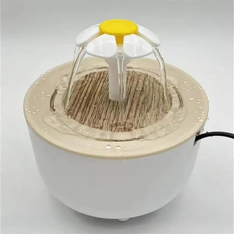 Automatic Pet Water Fountain with USB Power, Silent Operation, 1200ml Capacity, Recirculating Filtered Water Dispenser for Cats