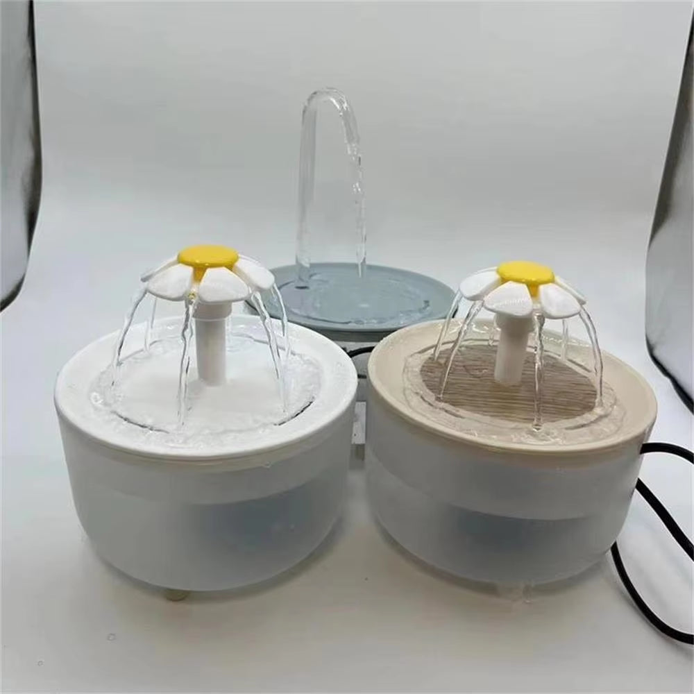 Automatic Pet Water Fountain with USB Power, Silent Operation, 1200ml Capacity, Recirculating Filtered Water Dispenser for Cats